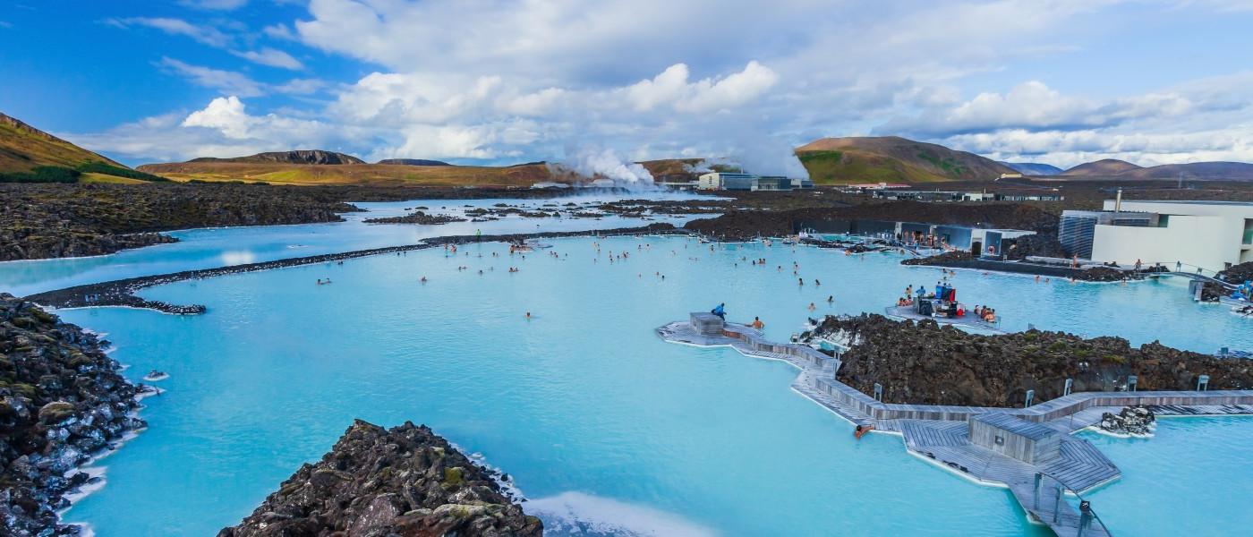 Geothermal Pool near 雷克雅未克,冰岛